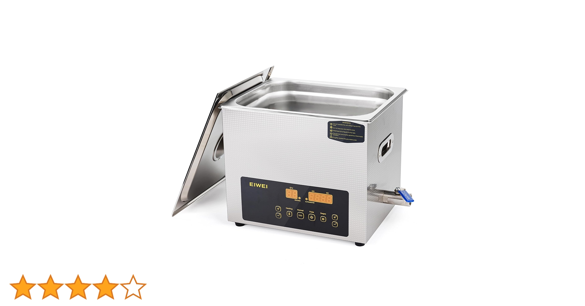 Amazon | EIWEI 2L 超音波洗浄機 業務用 卓上型 28/40kHz